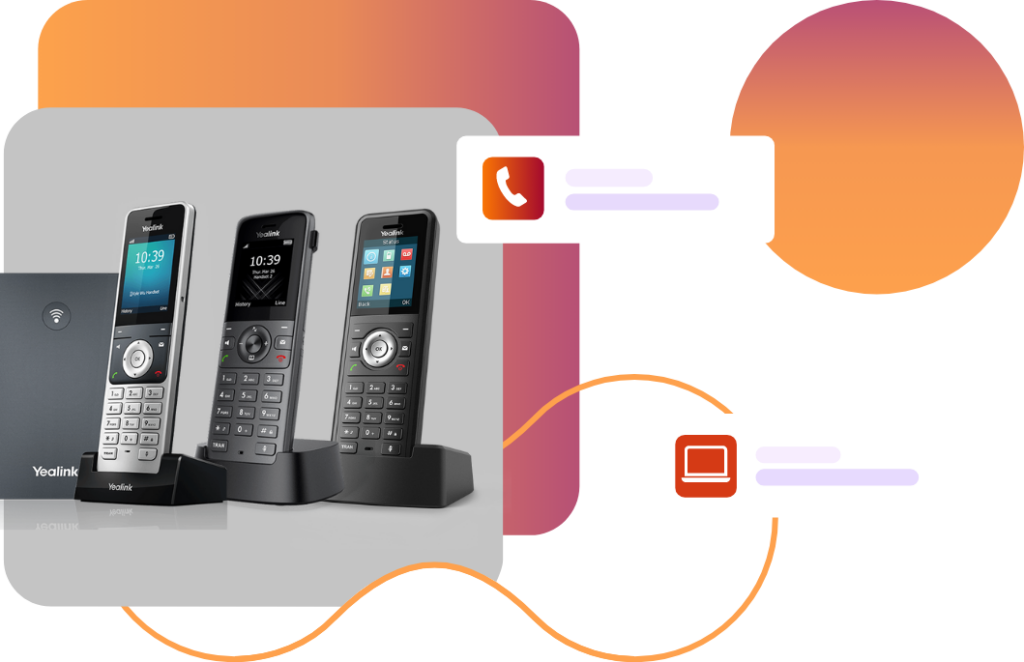 Yealink IP DECT phones