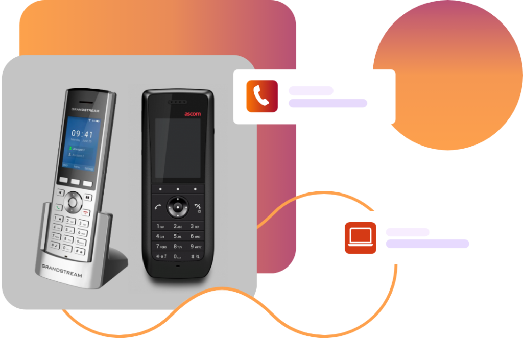 Third-party Wi-Fi phones (Ascom and Grandstream)